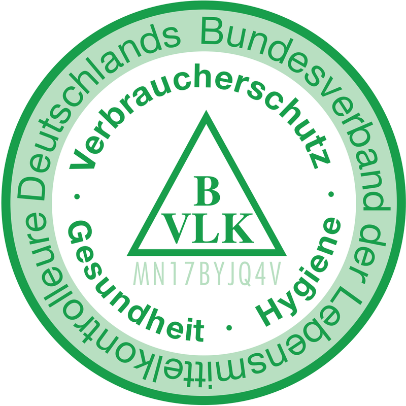 BVLK Siegel des Bundesverbands der Lebensmittelkontrolleure
